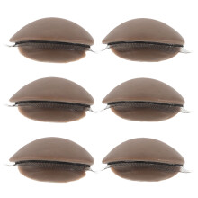 24Stk Kaffeefarbene Übungslider Plastisch Faser Wimpernverlängerung