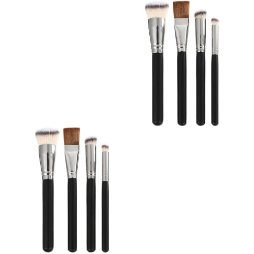 8Stk Makeup Tools Schwarz Für Foundation Und Concealer 2