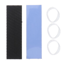 3Stk Metall Heat Sink Für SSD Computer, Schwarz, Einfach Zu Montieren