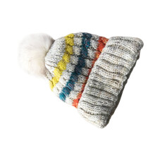 2Stk Damen Strickmütze Beige Beanie Für Herbst Winter