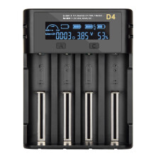 2Stk Universal LCD Ladegerät 4Fächer USB Aa Aaa Akkus Mehrfarbig