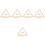 5Sets Webwerkzeug Holz Beige Webdreieck Für Handarbeit Und 6