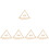 5Sets Webwerkzeug Holz Beige Webdreieck Für Handarbeit Und 7