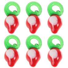 24Stk Mini Charms Rot, Ideal Für Schmuckherstellung Und Basteln