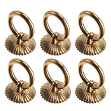 12Stk Goldene Schrankgriff Ringe, Elegante Griffknöpfe Für Möbel