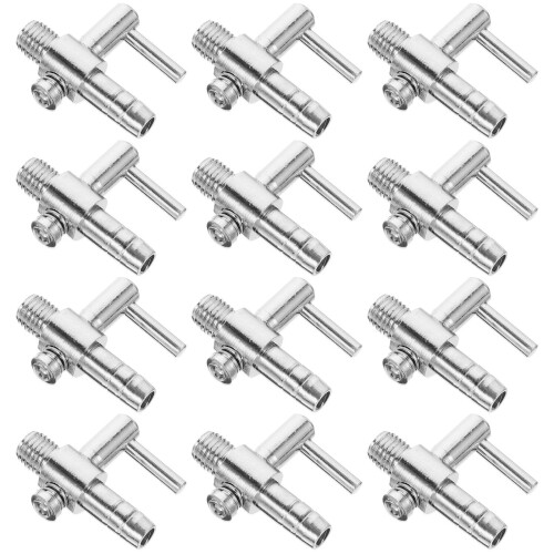 150Stk Flow Control Hebel Luftverteiler Aquarium Silber 1
