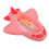 2Stk Baby Badethermometer Cartoon Form Für Sicheres Pink 10