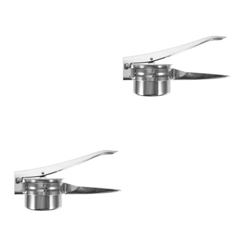 2Sets Kartoffelstampfer Aus Silber, Handlich Für 1