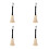 4Ud Mopas Para Bbq Y Cocina Con Mango De Madera Negro Para 10