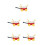 5Ud Mini Bolos Madera Multicolor Para De Y Juguete Infantil 5