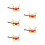 5Ud Mini Bolos Madera Multicolor Para De Y Juguete Infantil 7