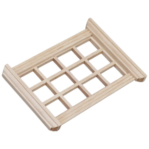 5Ud Miniatura De Madera Beige Para Accesorios Casa De Muñecas 1