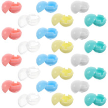 90Ud Cápsulas Plásticas Vacías Pequeñas Colores Variados Para Juegos