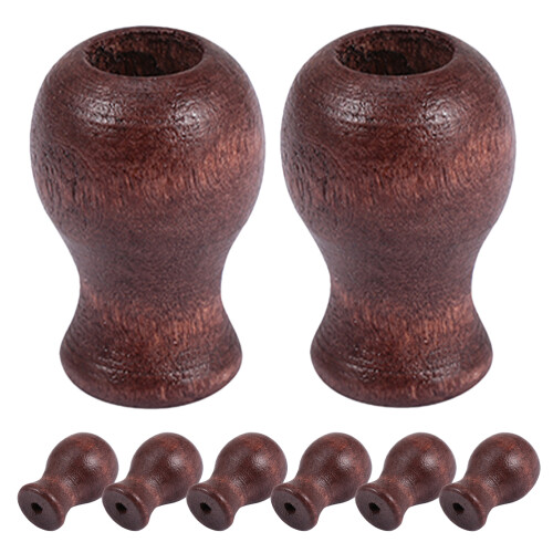 24Ud Perillas De Madera Para De Persianas Color Café 1