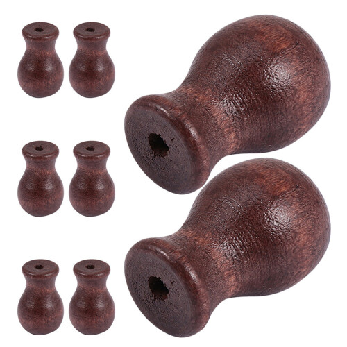 24Ud Perillas De Madera Para De Persianas Color Café
