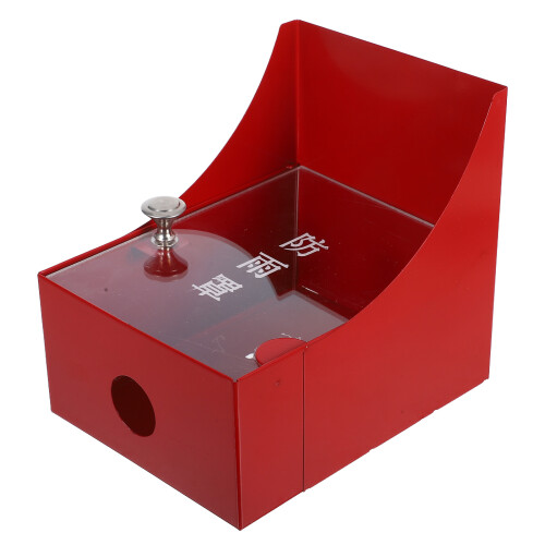 2Ud Protector Completo Rojo Para Botón Manual Exterior 2