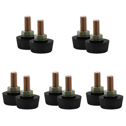 5Pares Ajuste Tope Para Parachoques Y En Negro 2