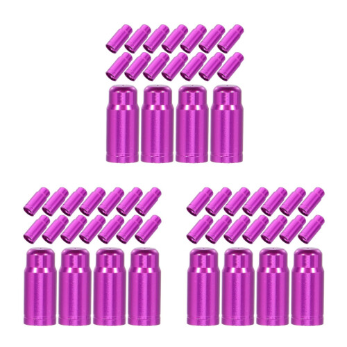 90Ud Tapas De Válvulas De En Aluminio Morado, Protección Durable 2