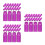90Ud Tapas De Válvulas De En Aluminio Morado, Protección Durable 6
