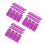 90Ud Tapas De Válvulas De En Aluminio Morado, Protección Durable 4