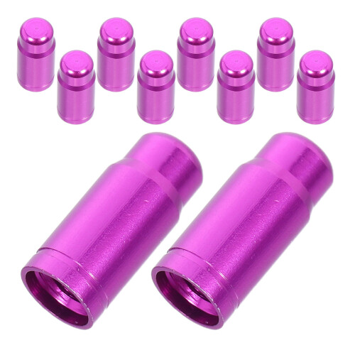 90Ud Tapas De Válvulas De En Aluminio Morado, Protección Durable 1