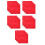 20Ud PVC Para Tráfico Color Rojo 6