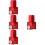 4Ud Accesorios Rojo Aluminio Elevador Trasero Duradero 9