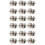 20Ud Corsages Decorativos Con Perla Falsa Para 5