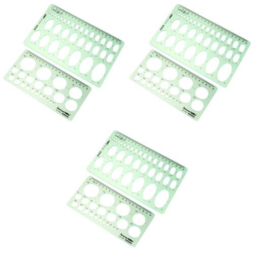 6Ud De Plantilla Plásticas Para Y Oficina 2