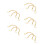 10Ud Asa Desmontable Bambú Para Tetera, Accesorio Beige 7