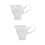 2Ud Jarras Cerámicas Blancas Multiusos Para Leche, Salsa Y Crema 9