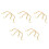 10Ud Asa Desmontable Bambú Para Tetera, Accesorio Beige 6