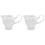 2Ud Jarras Cerámicas Blancas Multiusos Para Leche, Salsa Y Crema 4