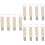 12Stk Beige Spitzendeckel Clips Multifunktionale Hutclips 6