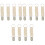 12Stk Beige Spitzendeckel Clips Multifunktionale Hutclips 3