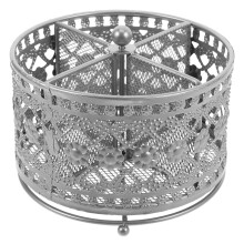 2Ud Soporte De Y Lápices De Metal Plata Con Hueco