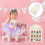 4Ud Panel De Fotos Madera Para Bebé Primer Año Khaki DIY 10