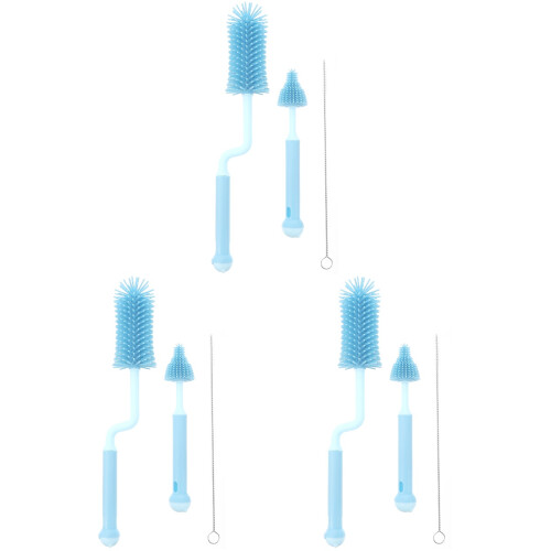 3Ensembles Brosse Bébé Silicone Design Simple Efficace 2