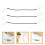24Stk Flexibles Spiralkabel Schwarz Elastisches Band Für Touchpens 11