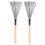 8Stk Drahtbesen Drum Stick Brushes Mit Ergonomischem Holzgriff 1