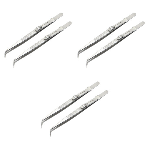 6Stk Multifunktional Pinzetten Set Silber Leicht Für 2
