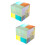 2Stk Optisches Glasquader Rgb Prisma Cube Für Schreibtisch 7