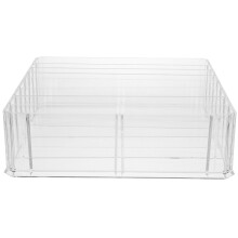2Stk Transparentes Geldfach Acryl Mehrfachfach Geldorganizer Büro