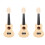 3 Creativo Ukulele Infantil En Madera Beige Para Pintar 5