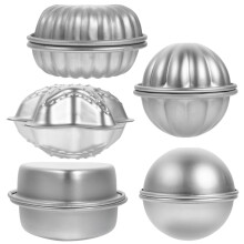 30Ud Moldes De Aluminio Plata Multiusos Para Bombas Y Detalles DIY