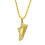 2Stk Schicke Kette Hochwertigem Material Golden 1