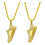 2Stk Schicke Kette Hochwertigem Material Golden 2