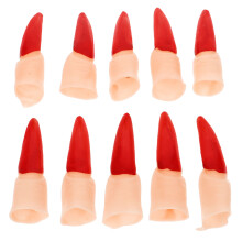 30Ud Dedos Falsos Halloween Rojo Reutilizables Para Terror