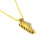 2Stk Schicke Kette Hochwertigem Material Golden 9