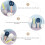 4Ud Scoops Para De Perro Color Variado Material Resistente 10